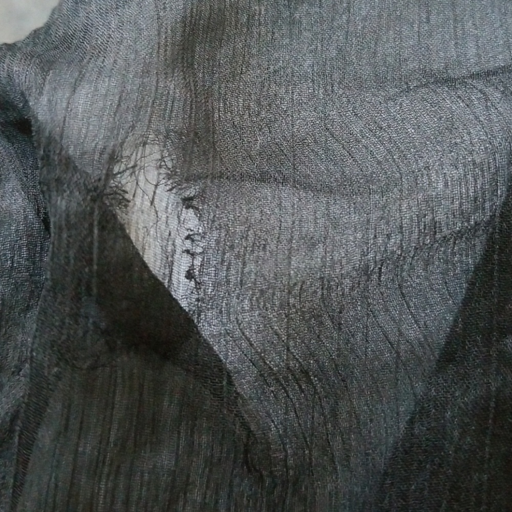 Dressy Sheer Poncho Cardigan Coverup - Picture 3 of 4
